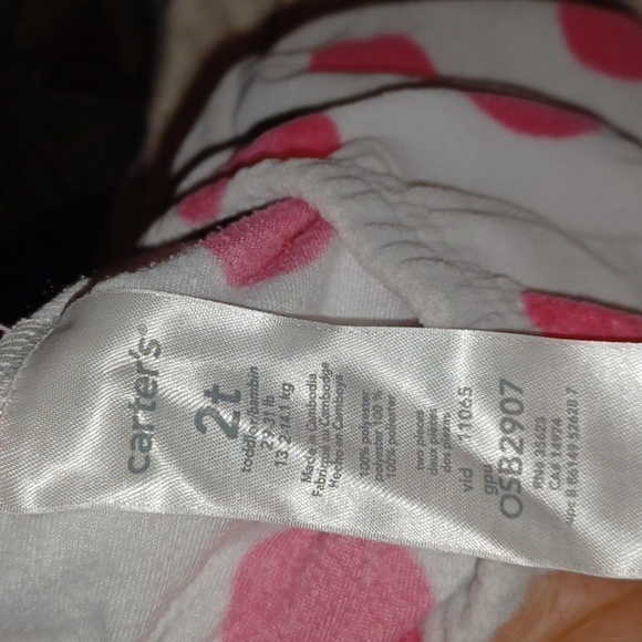 Carter's 2T Pink Polka Dot Pants - Picture 3 of 4